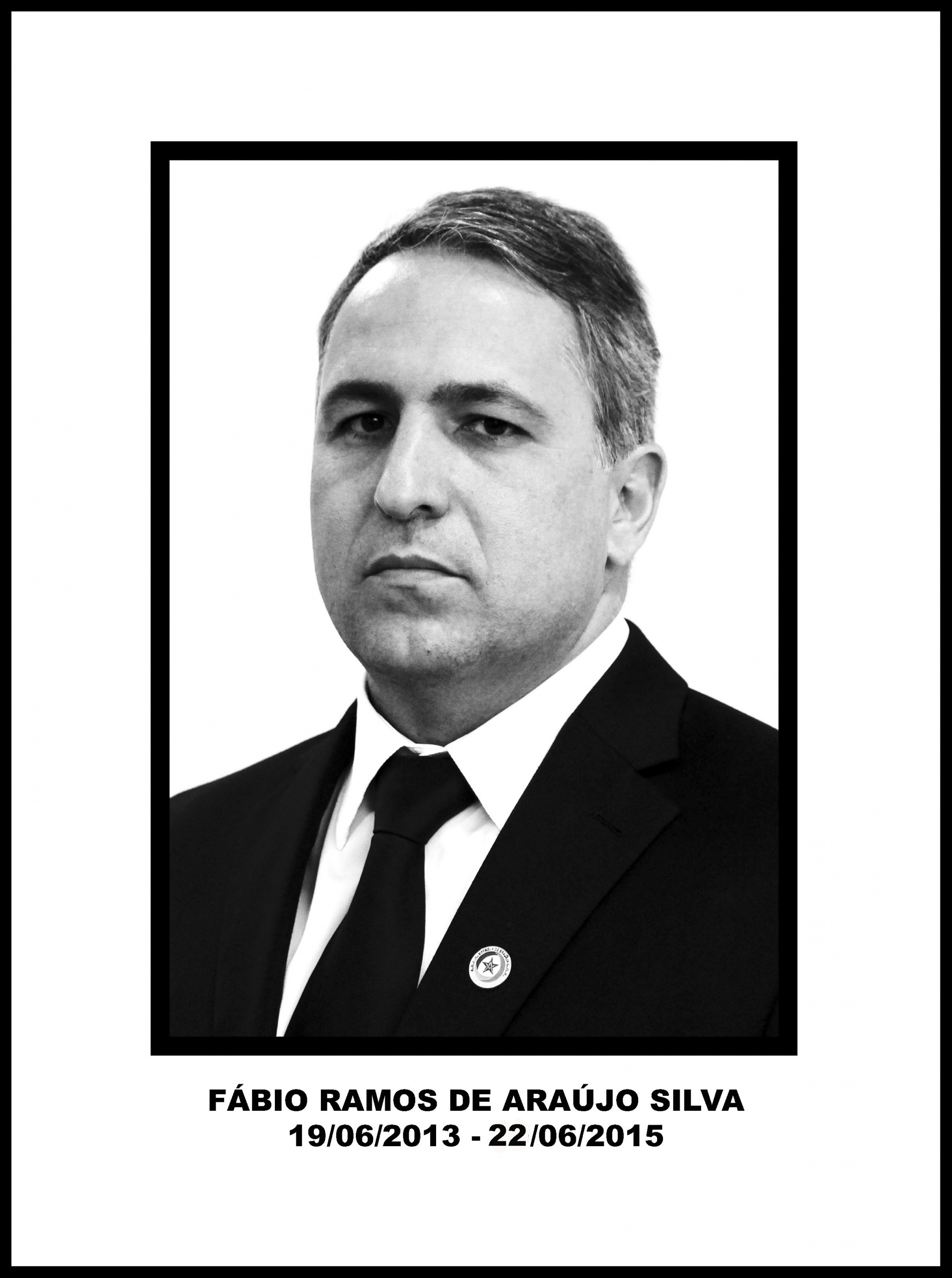Retrato oficial de Fábio Ramos — Venerável Mestre